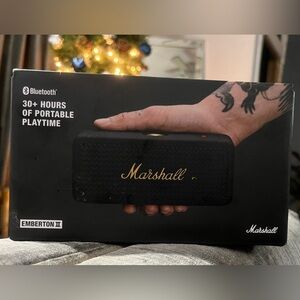 Marshall Emberton II Black Bluetooth Speaker